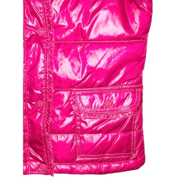 Gap Kids Coat Vest Girls Size XXL 14/16 Pink - Picture 7 of 9